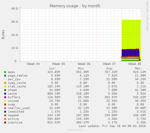 Memory usage